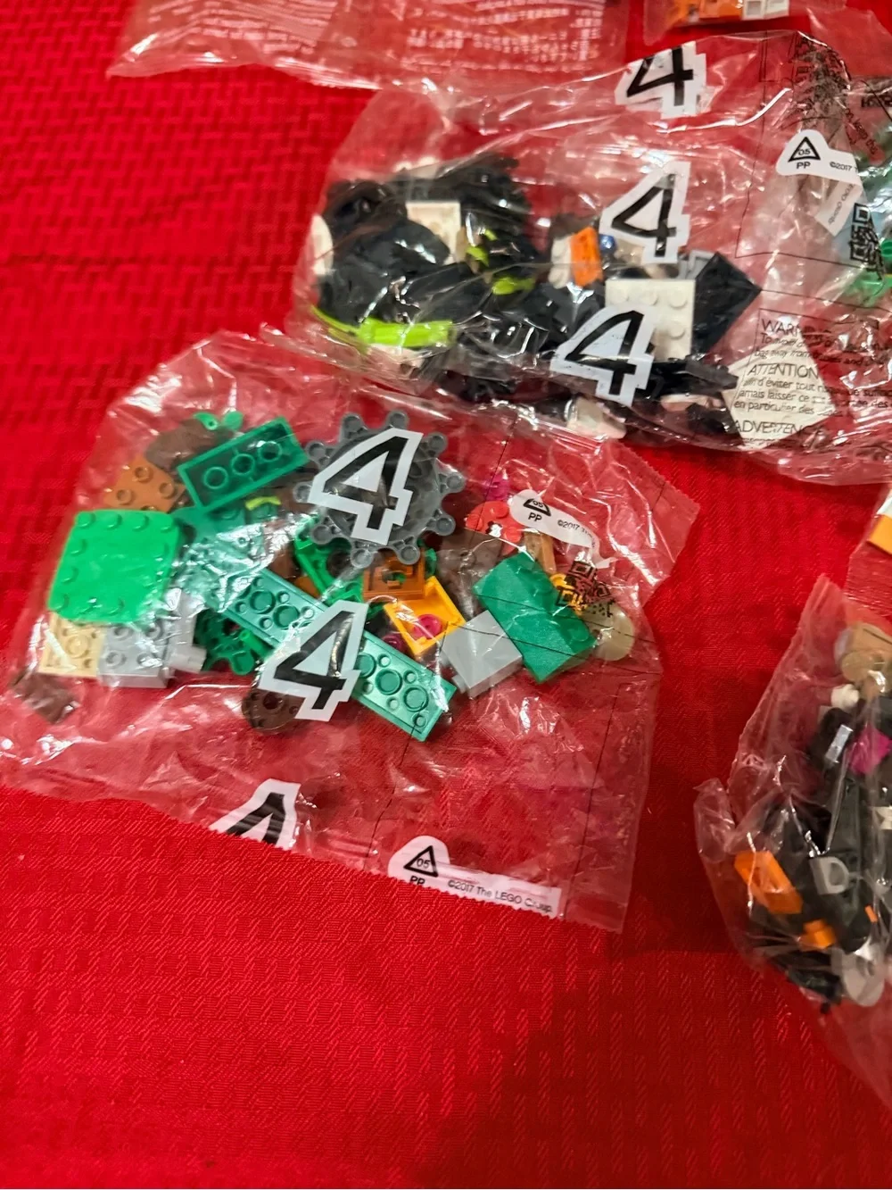 Misc new vintage Lego bags mixed
